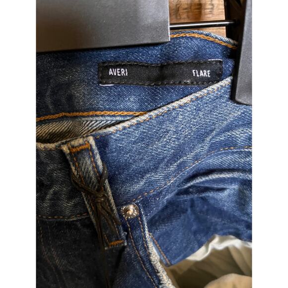 EDWIN Avery Pretender Medium Wash Women's Flared Denim Jeans Sz 31 NWT - Picture 5 of 7